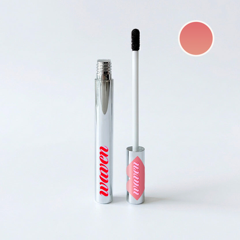 02. Pêche poudrée - Peel Off Feutre à lèvre - Waven