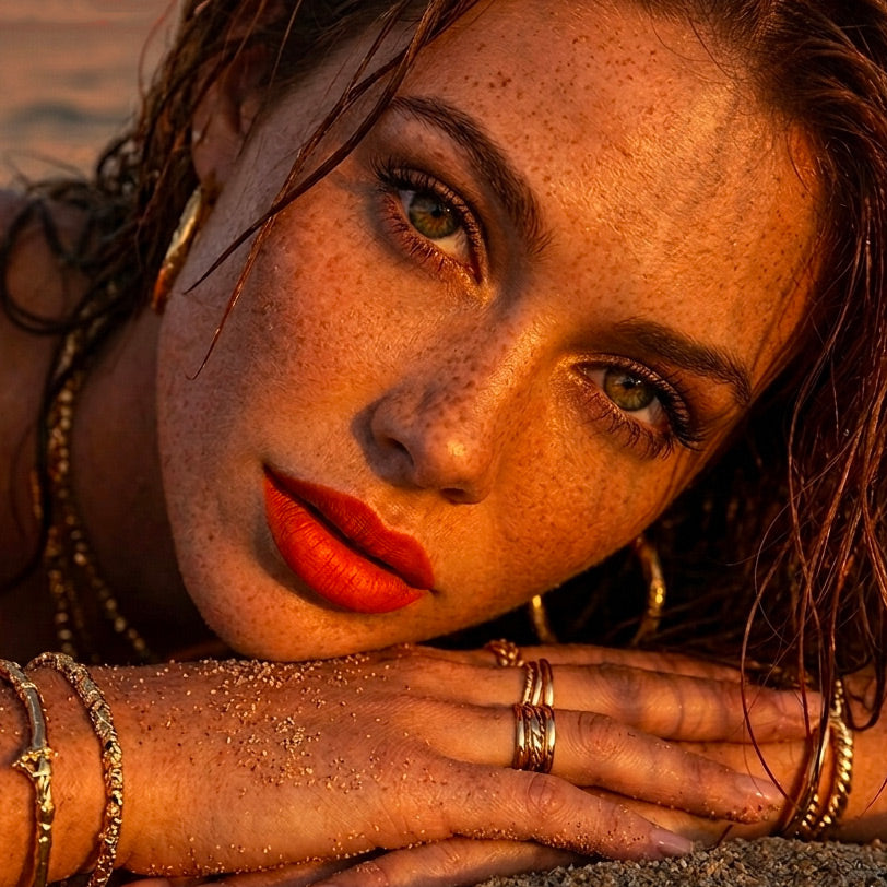 06. Coucher de soleil - Peel Off Feutre à lèvre - Waven